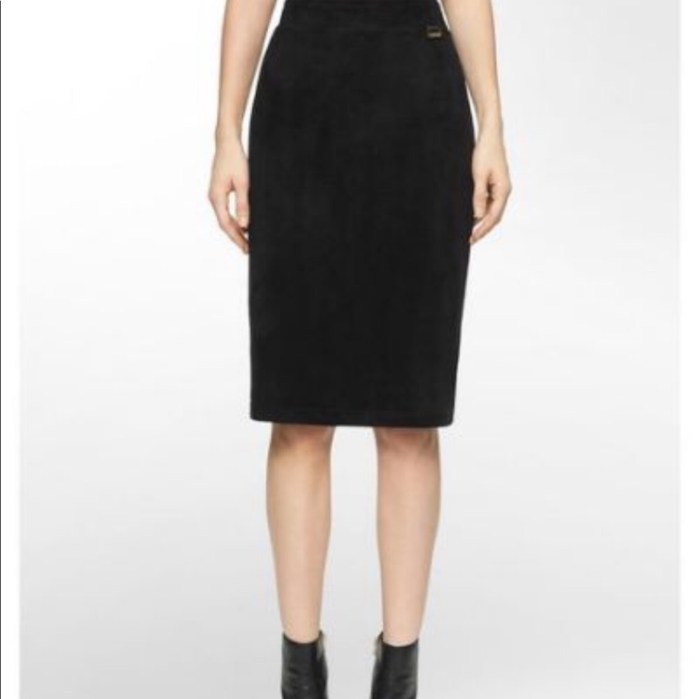 NBW Black Calvin Klein Pencil Skirt